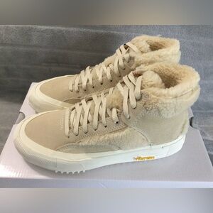 Brandblack Capo Faux Shearling Ankle Sneaker Size 6